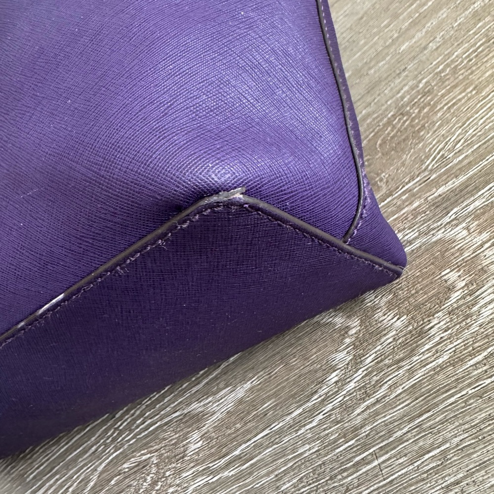 Michael Kors Purple Tote Bag - Picture 15 of 16